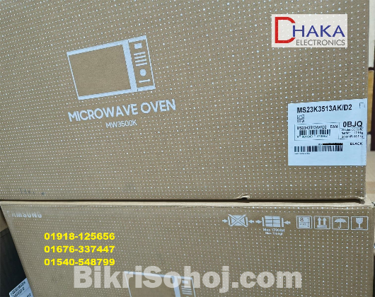 Samsung 23L Solo MS23K3513AK-D2 Microwave Oven